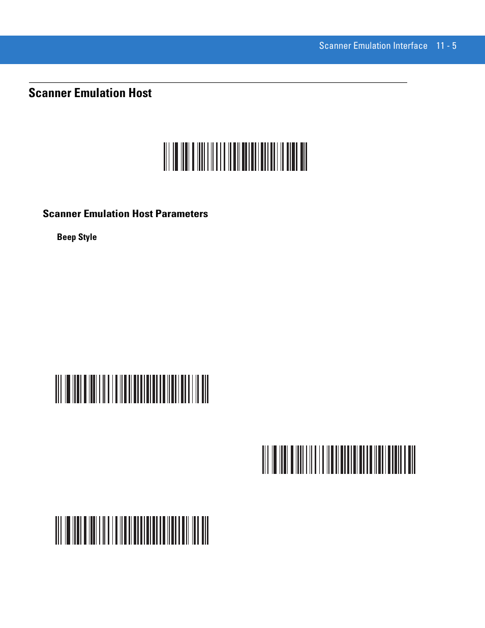 Scanner emulation host, Scanner emulation host parameters, Scanner emulation host -5 | Scanner emulation host parameters -5 | Motorola DIGITAL DS6708 User Manual | Page 167 / 458