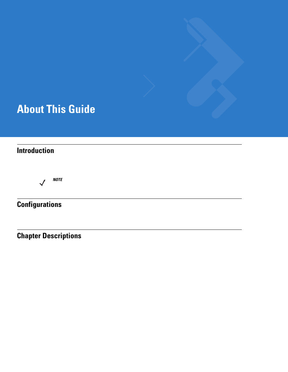 About this guide, Introduction, Configurations | Chapter descriptions | Motorola DIGITAL DS6708 User Manual | Page 17 / 458