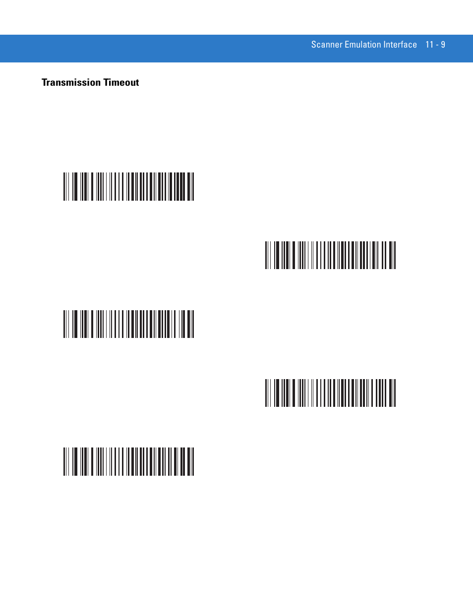 Transmission timeout, Transmission timeout -9 | Motorola DIGITAL DS6708 User Manual | Page 171 / 458