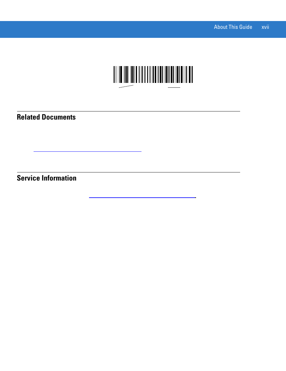 Related documents, Service information | Motorola DIGITAL DS6708 User Manual | Page 19 / 458