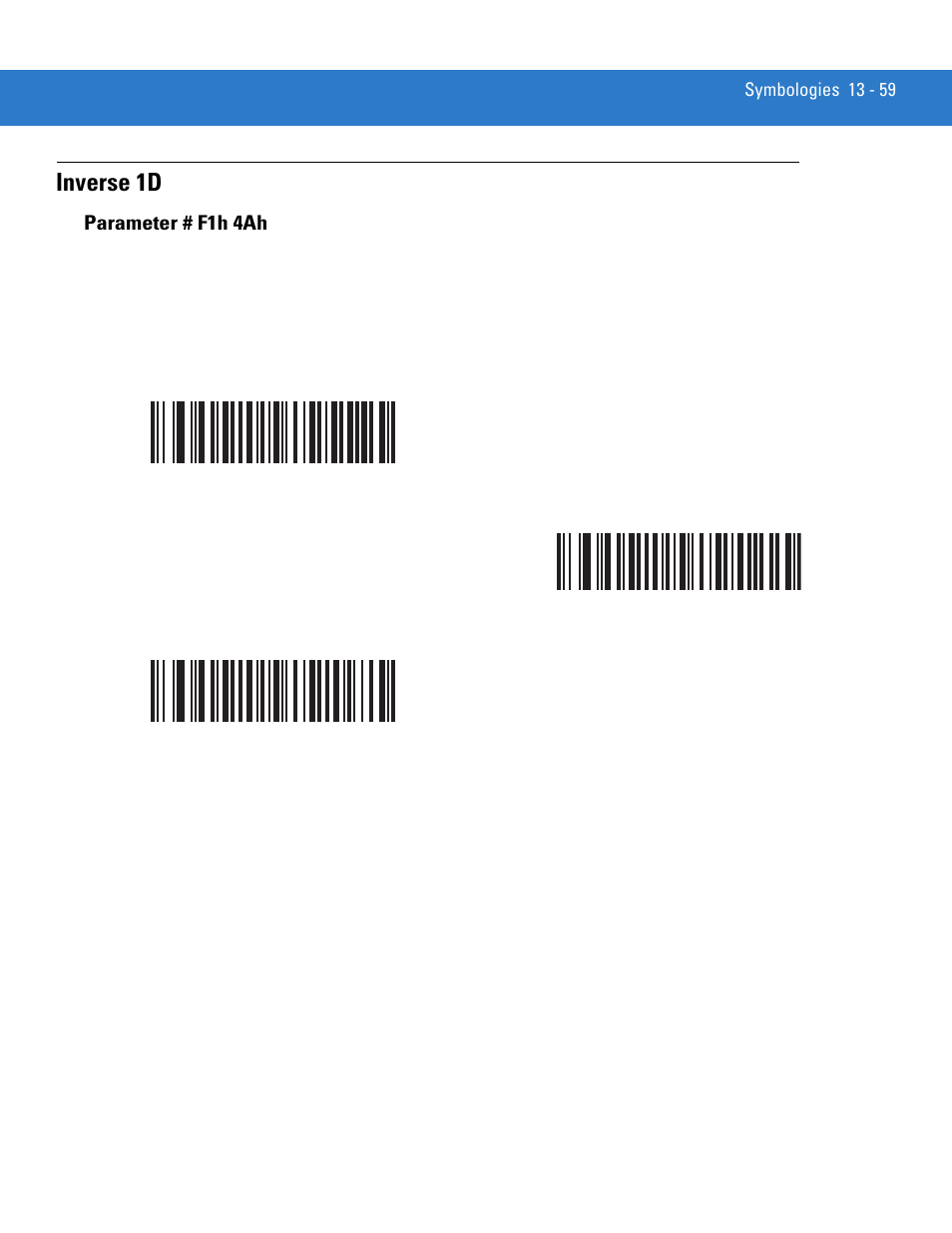 Inverse 1d, Inverse 1d -59, Parameter # f1h 4ah | Motorola DIGITAL DS6708 User Manual | Page 235 / 458