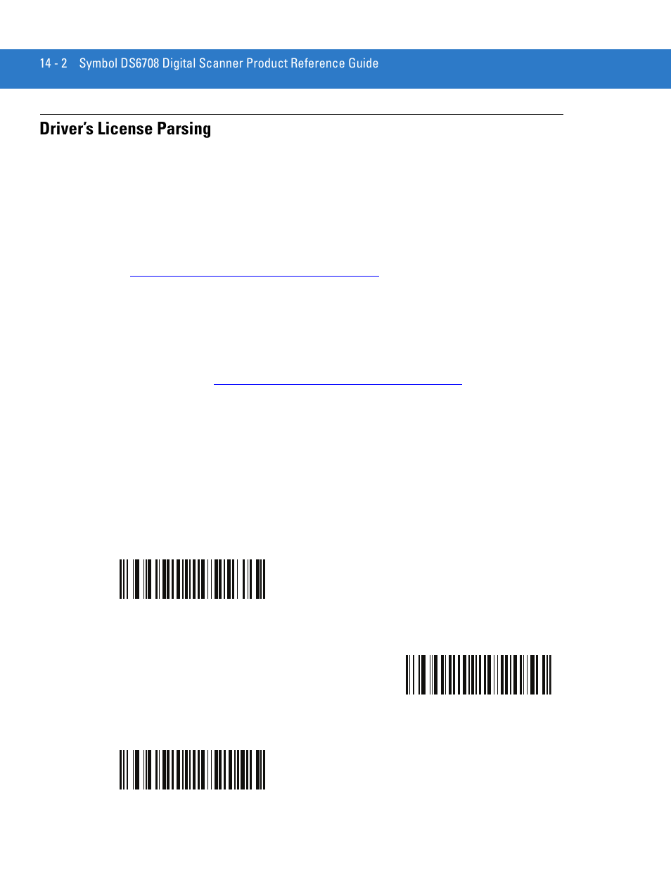 Driver’s license parsing, Driver’s license parsing -2 | Motorola DIGITAL DS6708 User Manual | Page 260 / 458