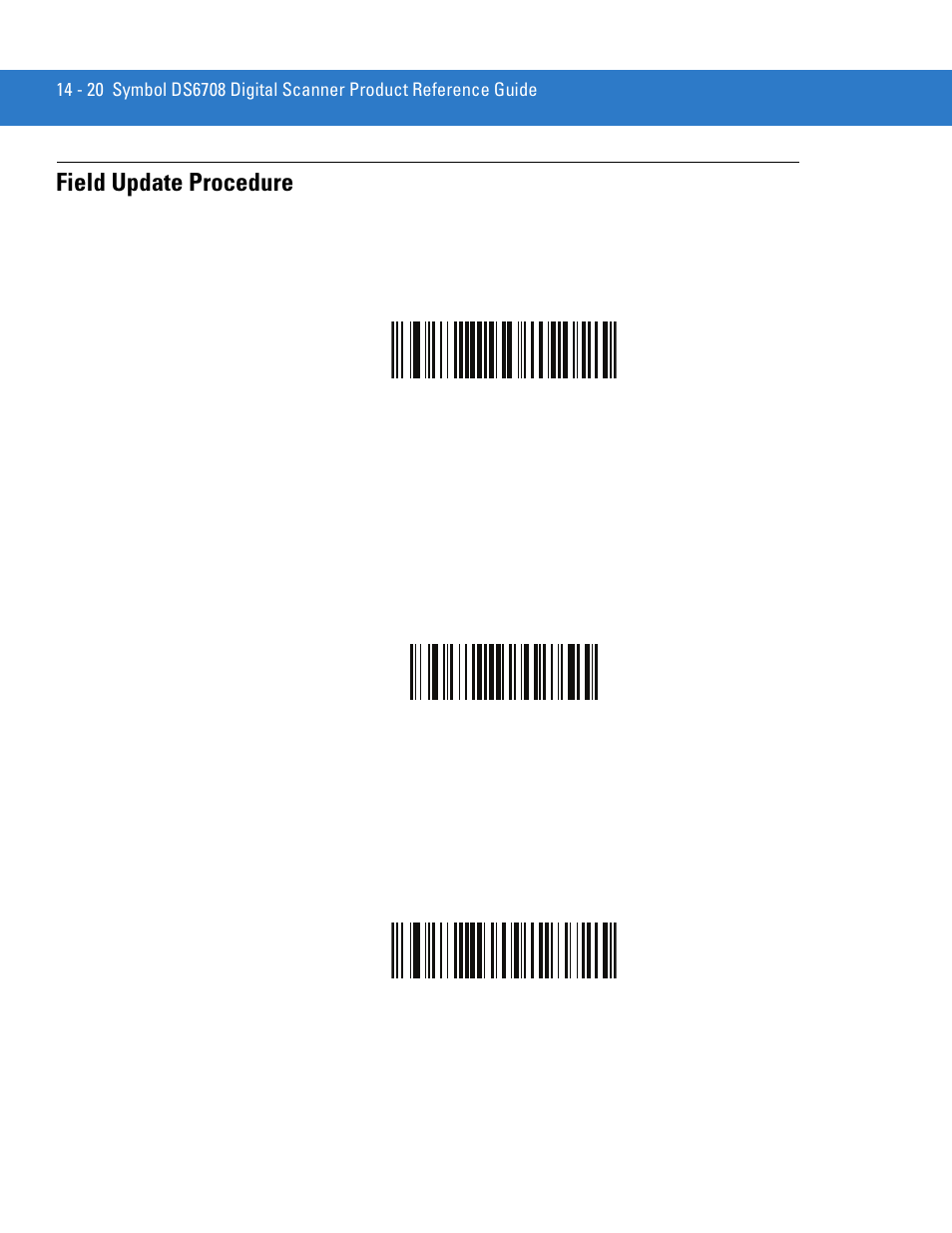 Field update procedure, Field update procedure -20 | Motorola DIGITAL DS6708 User Manual | Page 278 / 458