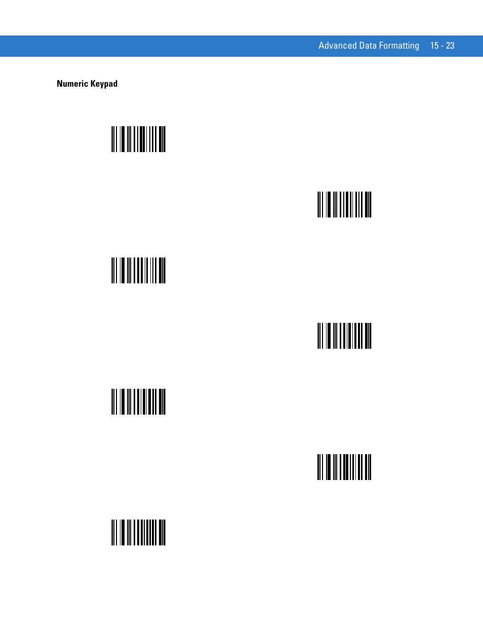 Numeric keypad | Motorola DIGITAL DS6708 User Manual | Page 321 / 458