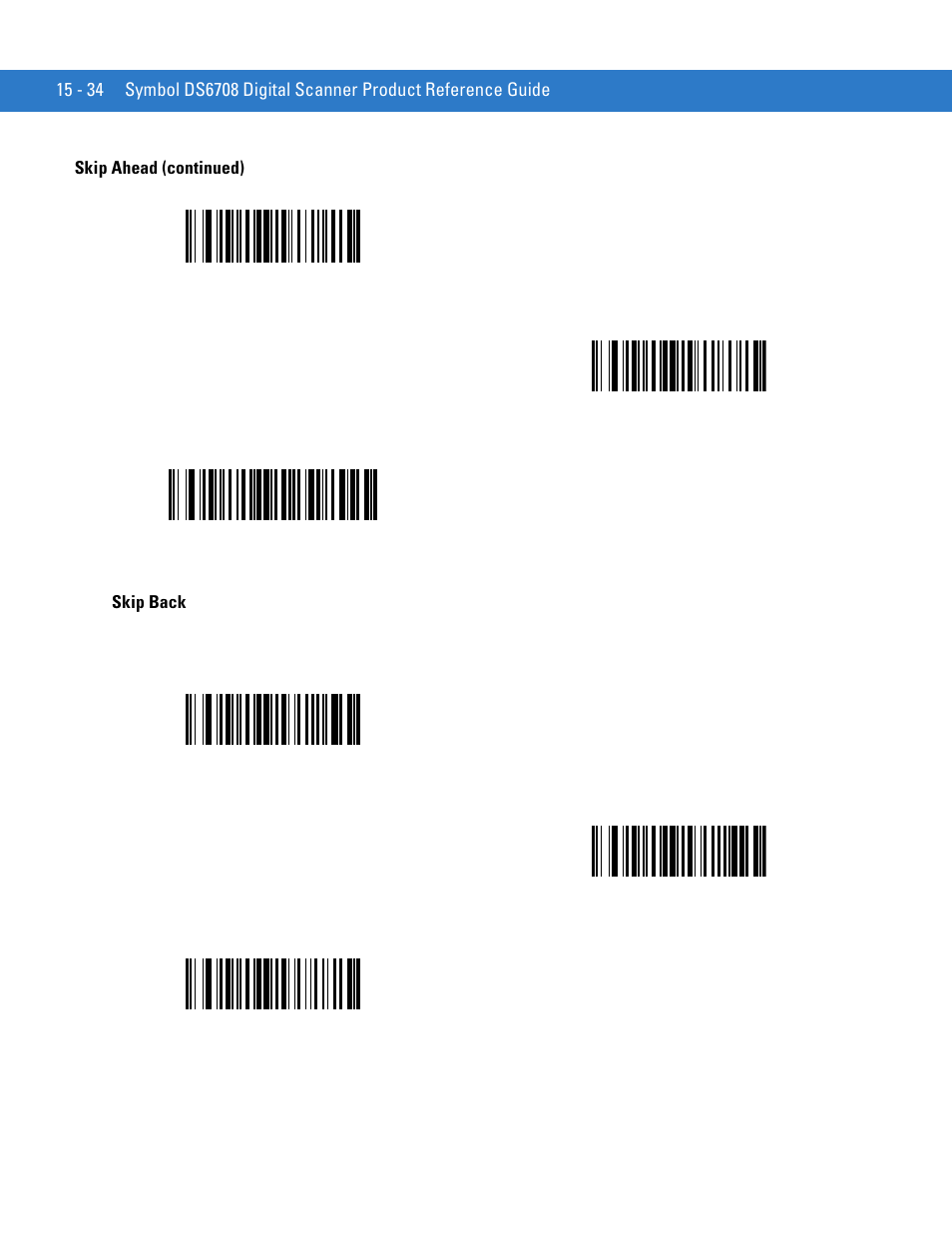 Skip back | Motorola DIGITAL DS6708 User Manual | Page 332 / 458