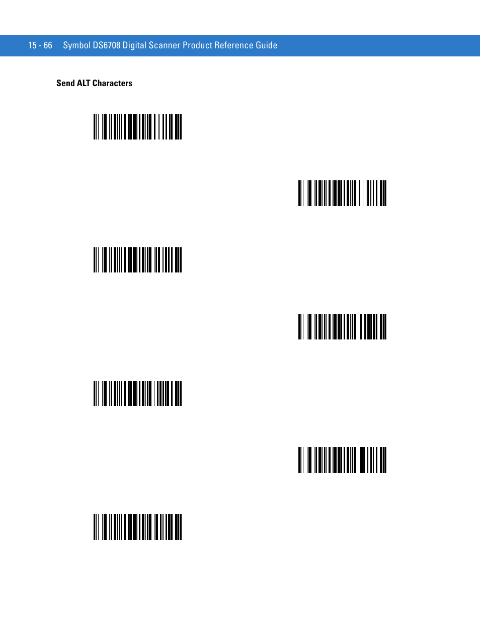 Send alt characters | Motorola DIGITAL DS6708 User Manual | Page 364 / 458