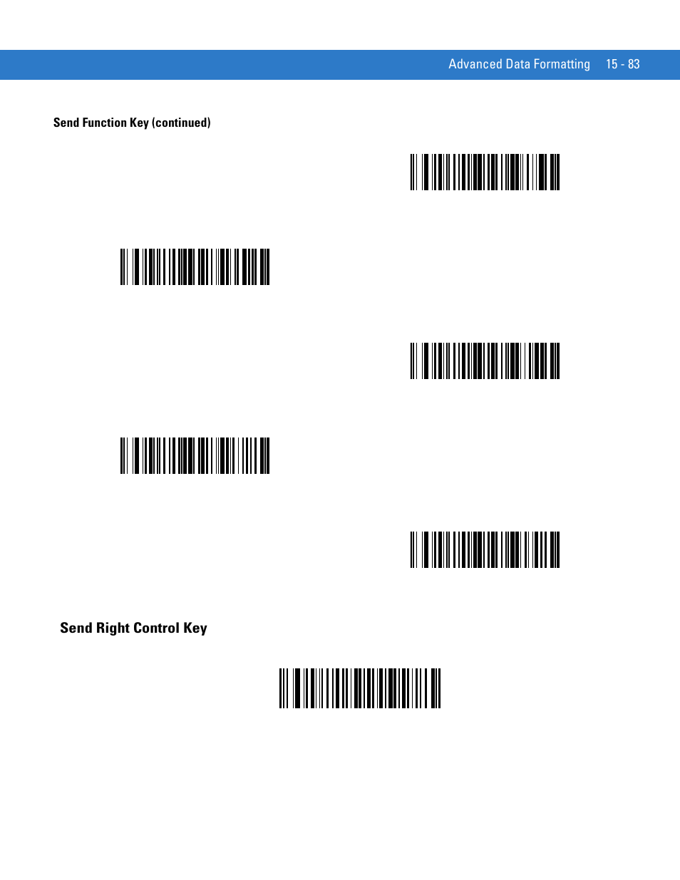 Send right control key, Send right control key -83, Send pf30 key | Motorola DIGITAL DS6708 User Manual | Page 381 / 458