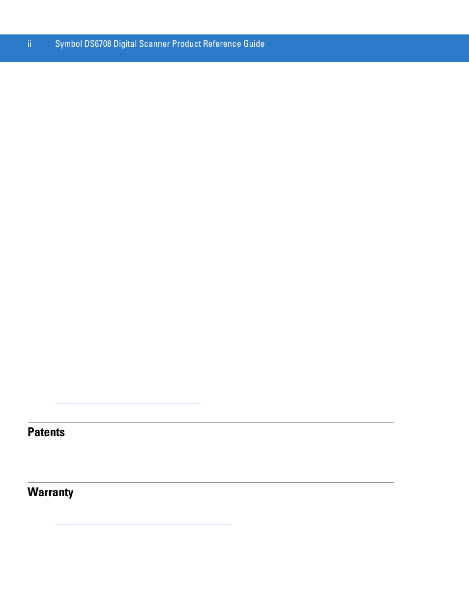 Patents, Warranty | Motorola DIGITAL DS6708 User Manual | Page 4 / 458