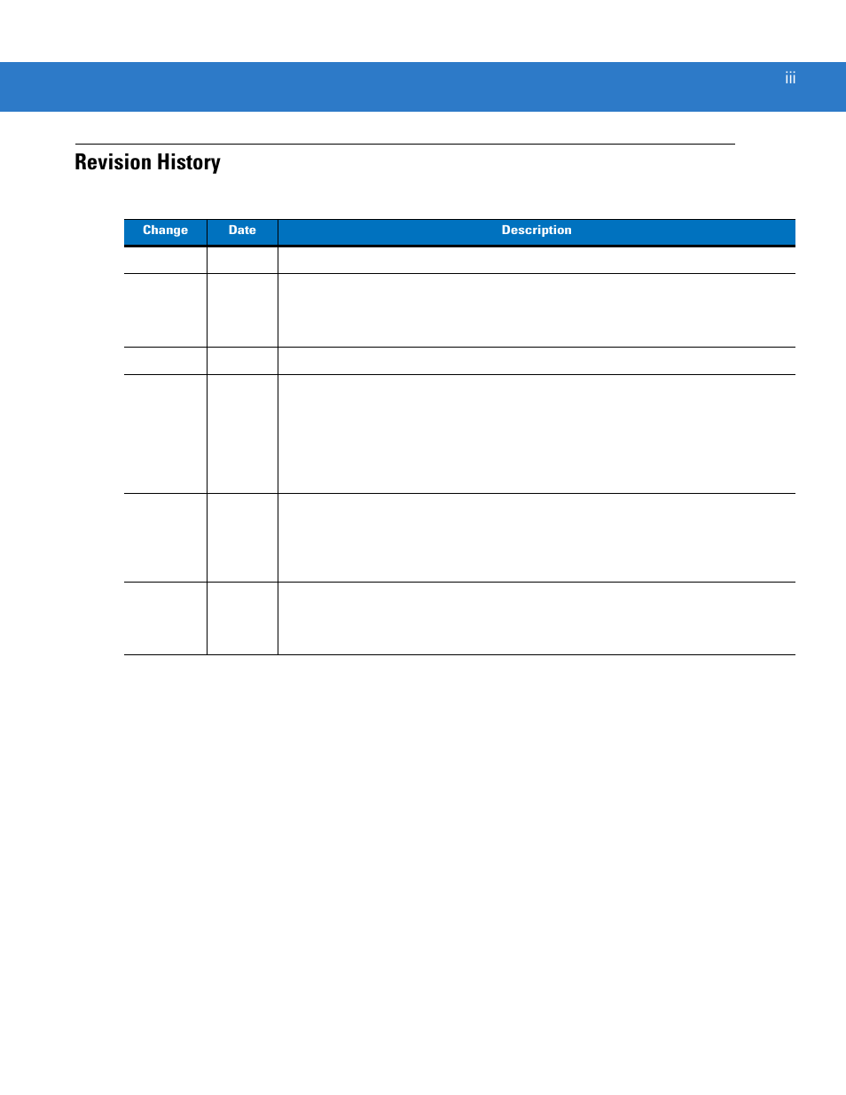 Revision history | Motorola DIGITAL DS6708 User Manual | Page 5 / 458