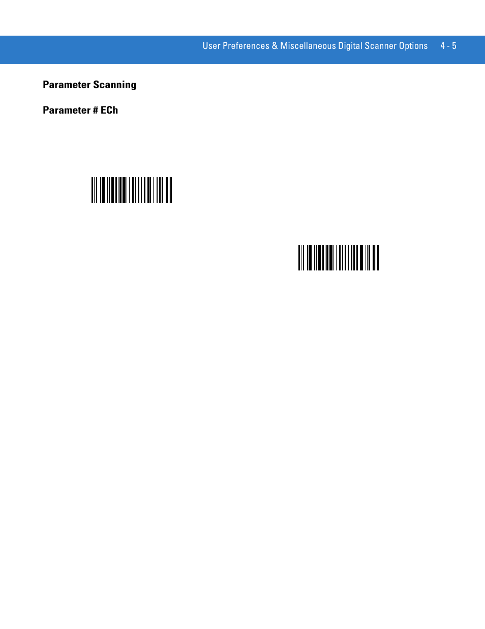 Parameter scanning, Parameter scanning -5 | Motorola DIGITAL DS6708 User Manual | Page 51 / 458