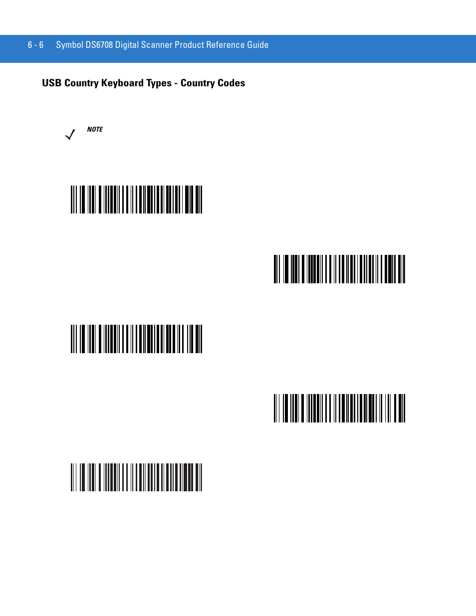 Usb country keyboard types - country codes, Usb country keyboard types - country codes -6 | Motorola DIGITAL DS6708 User Manual | Page 80 / 458