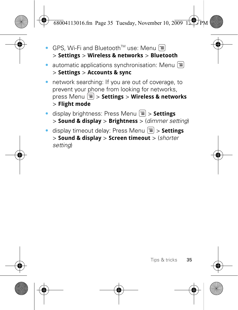 Motorola 68004113016 User Manual | Page 37 / 68