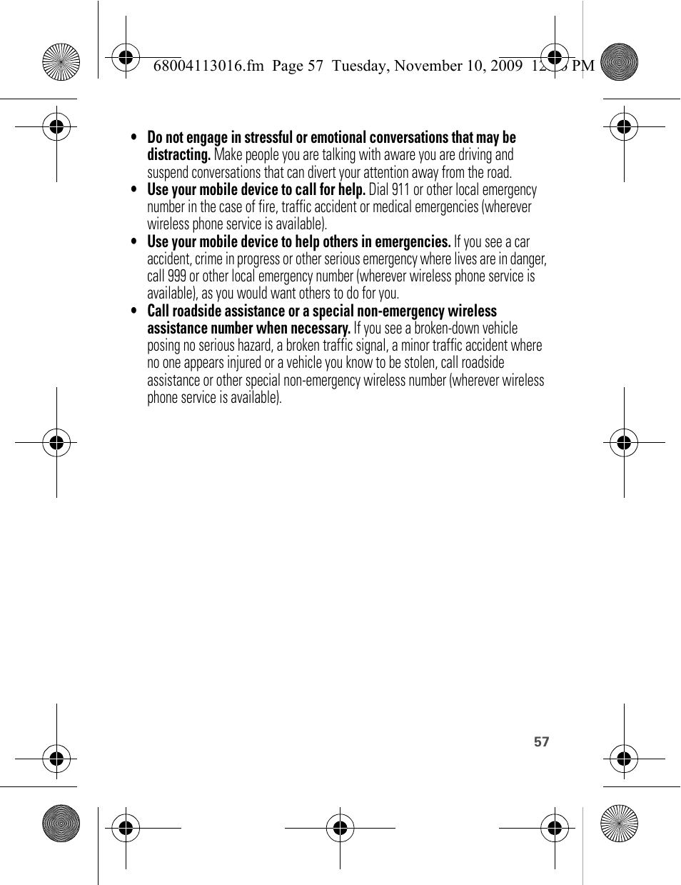 Motorola 68004113016 User Manual | Page 59 / 68