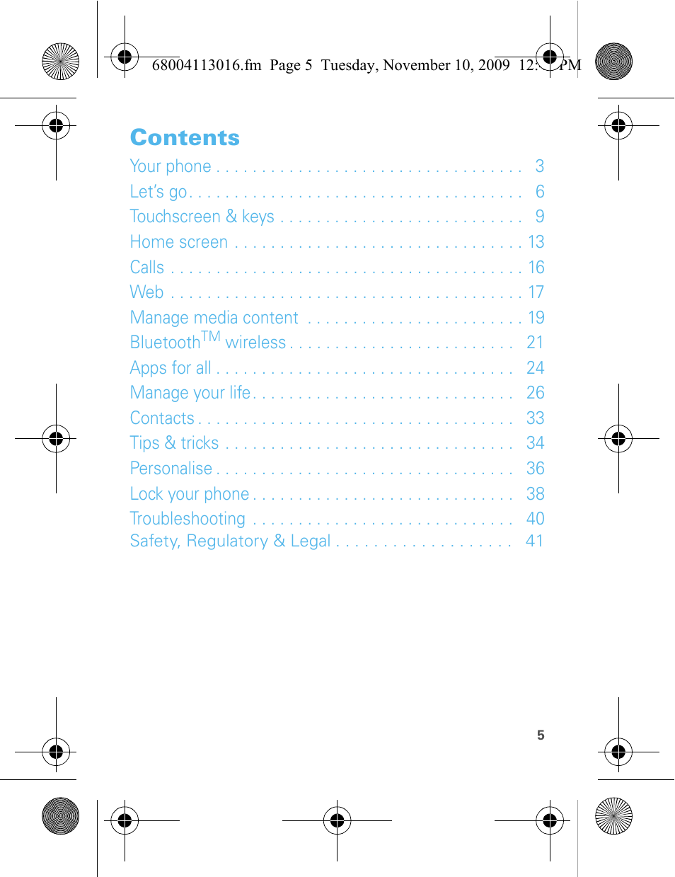 Motorola 68004113016 User Manual | Page 7 / 68