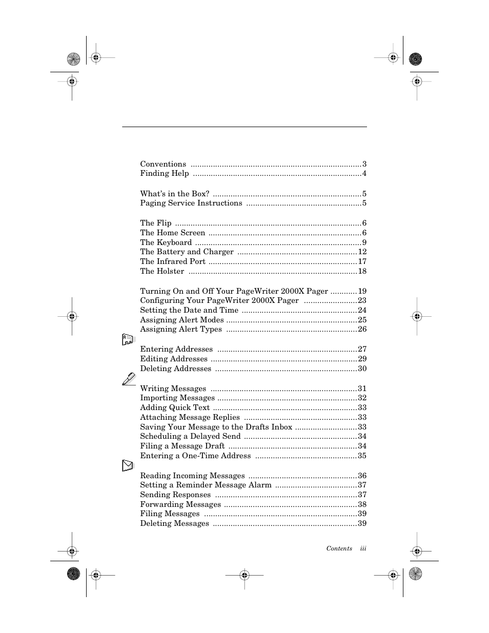 Motorola PageWriter 2000X User Manual | Page 6 / 99