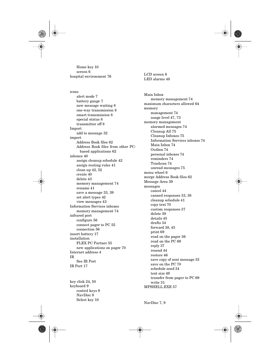 Motorola PageWriter 2000X User Manual | Page 96 / 99