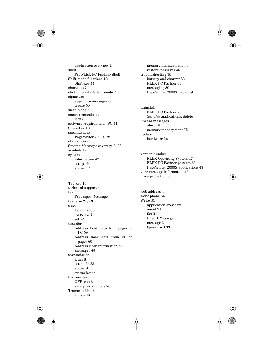 Motorola PageWriter 2000X User Manual | Page 98 / 99