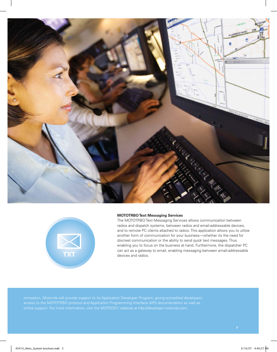Motorola MOTOTRBO Professional Digital Two-Way Radio System User Manual | Page 5 / 20