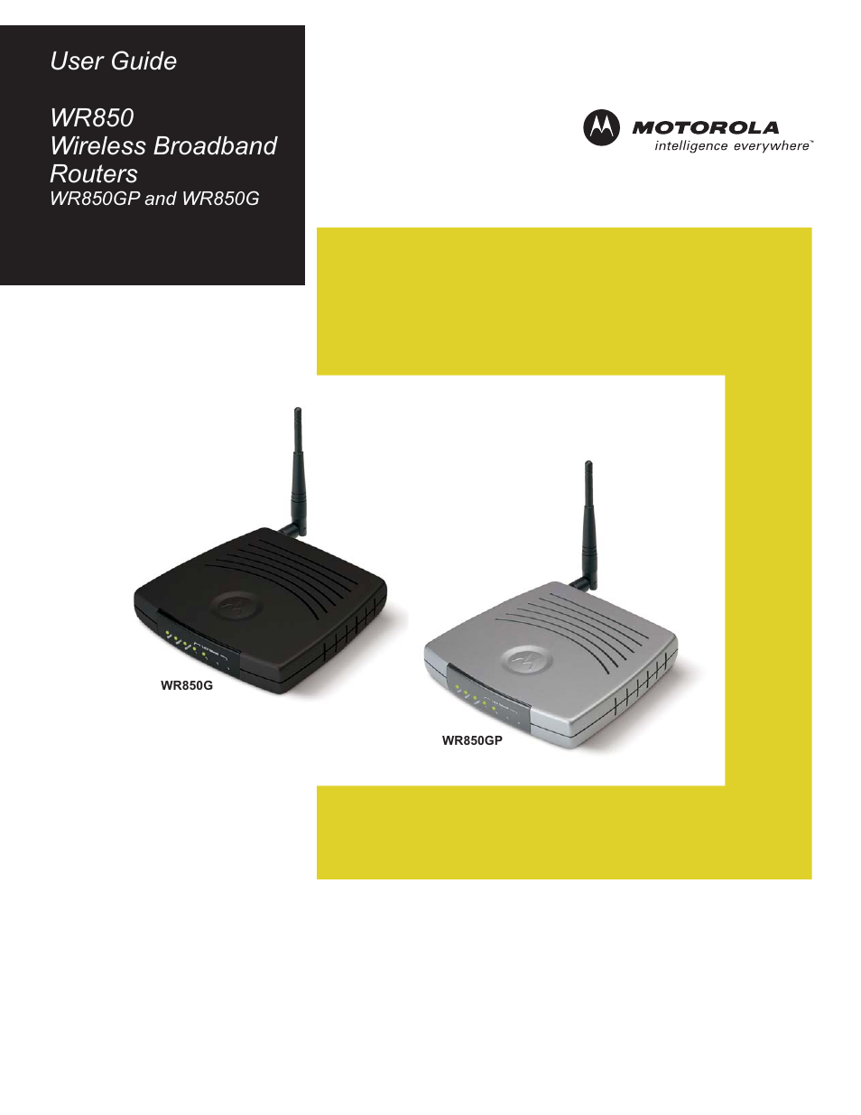 Motorola WR850GP User Manual | 123 pages