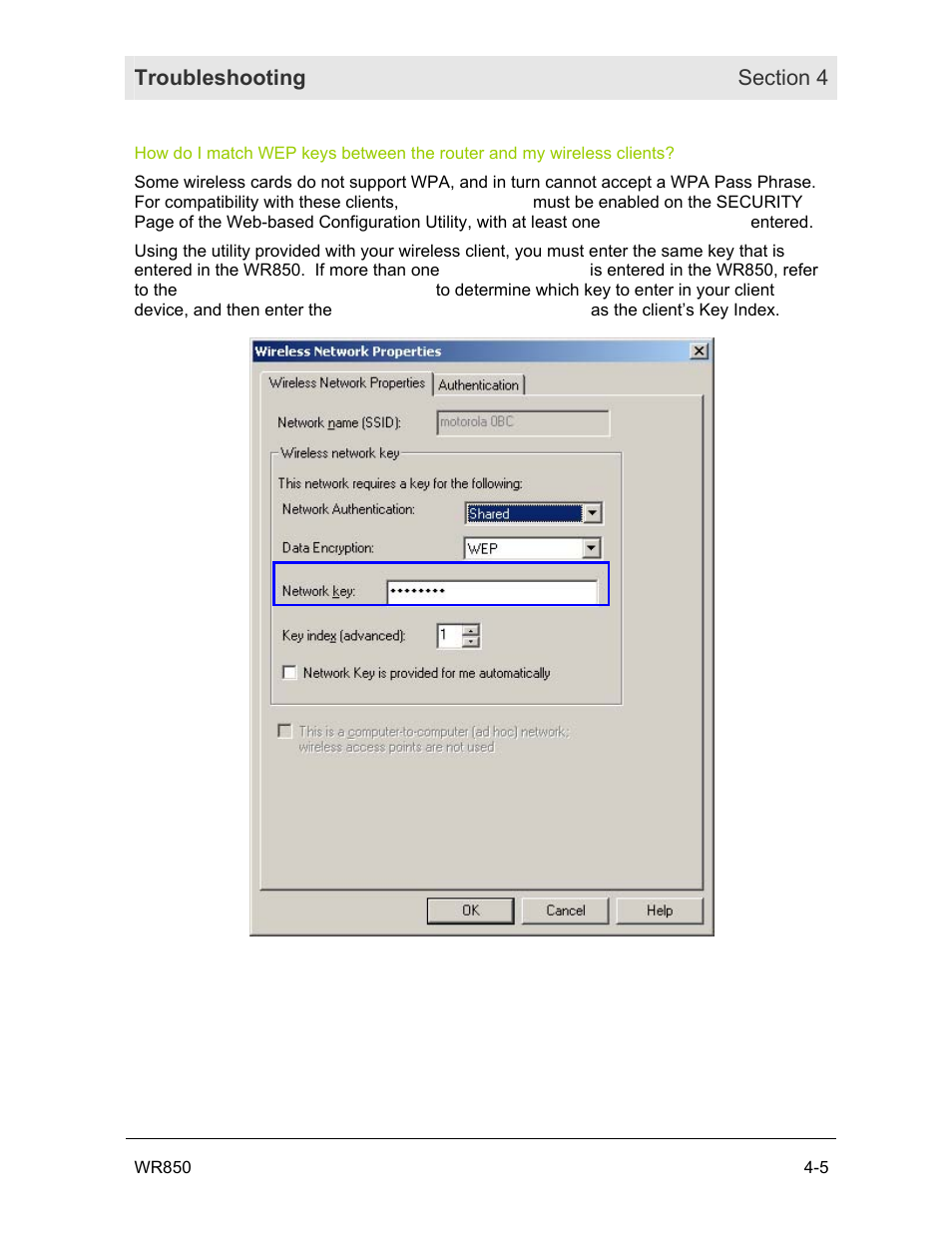 Motorola WR850GP User Manual | Page 110 / 123