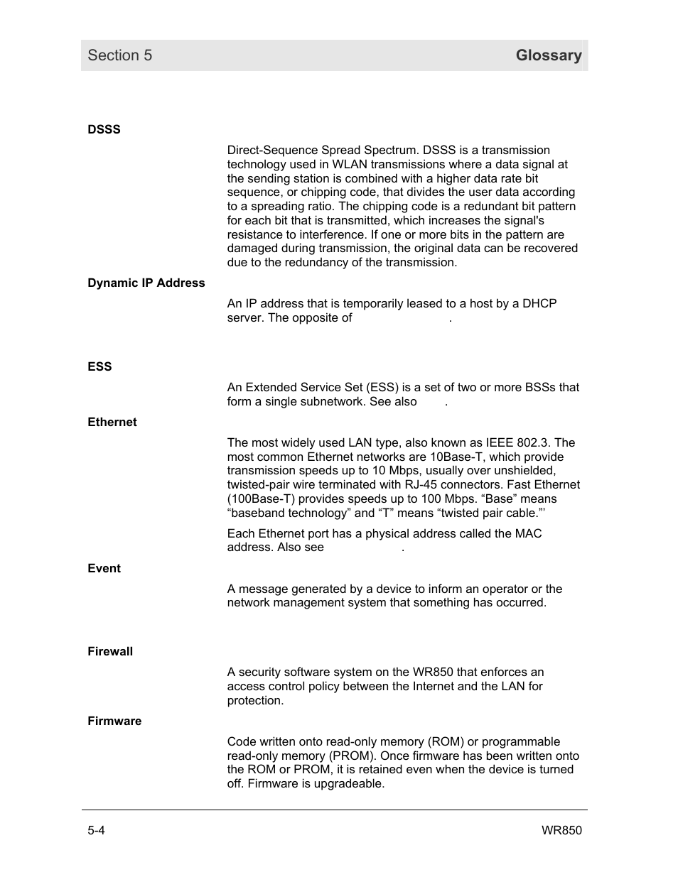 Motorola WR850GP User Manual | Page 114 / 123