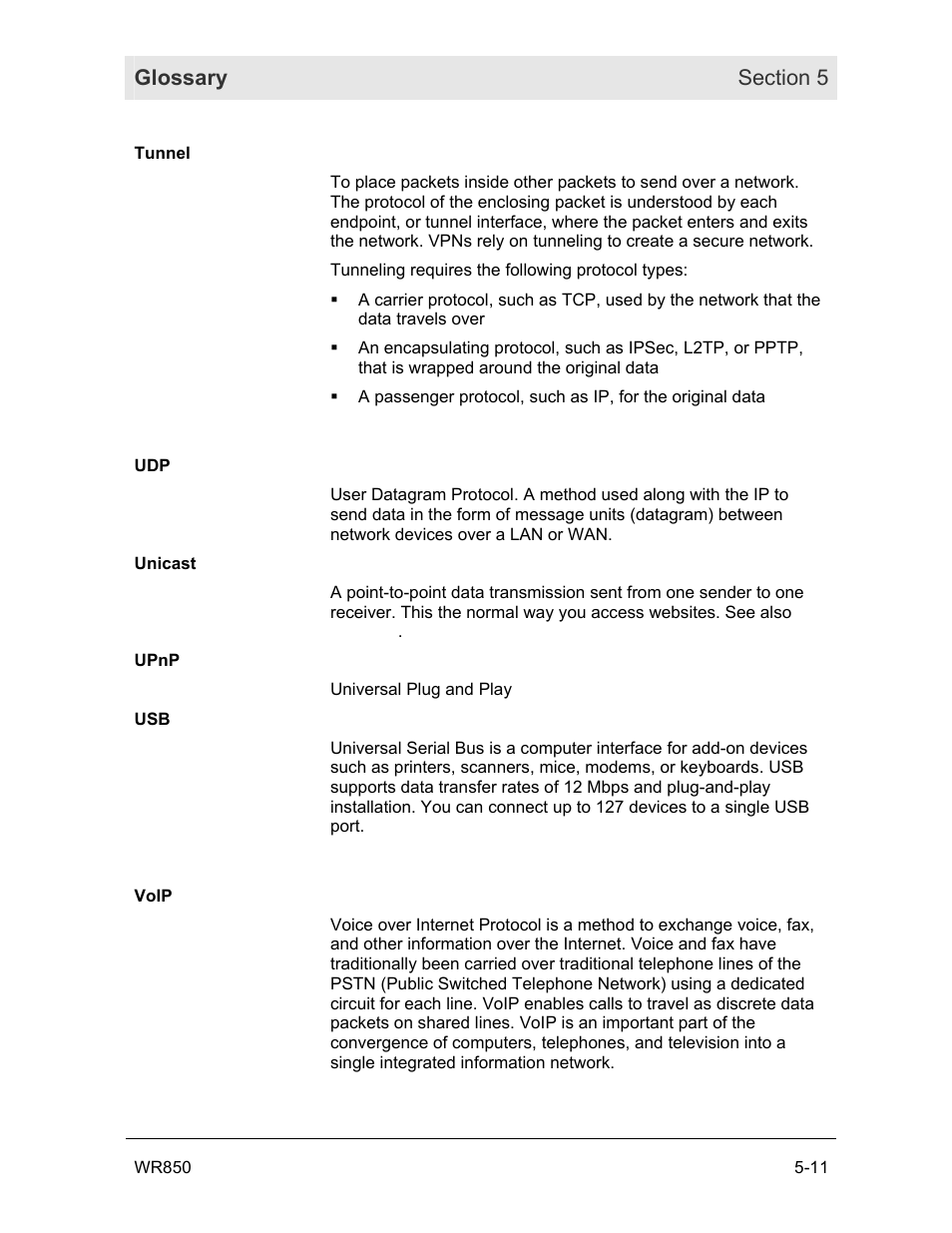 Motorola WR850GP User Manual | Page 121 / 123