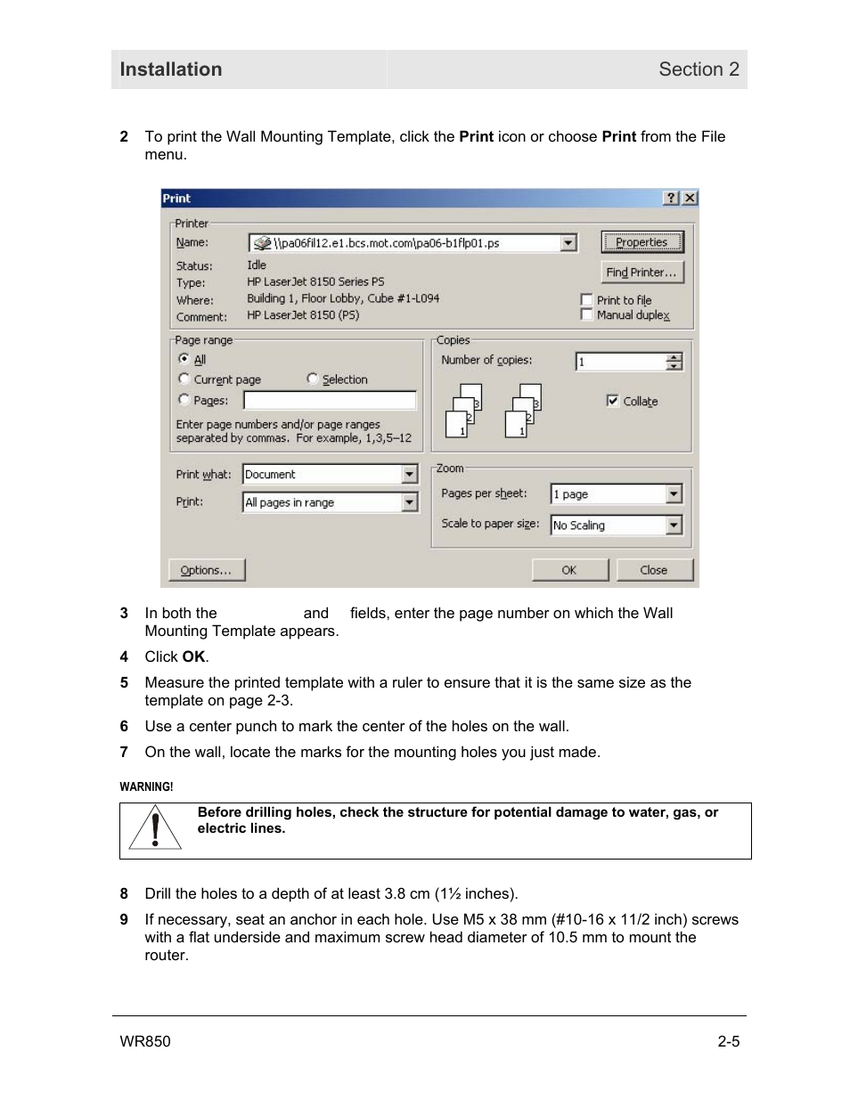 Motorola WR850GP User Manual | Page 19 / 123