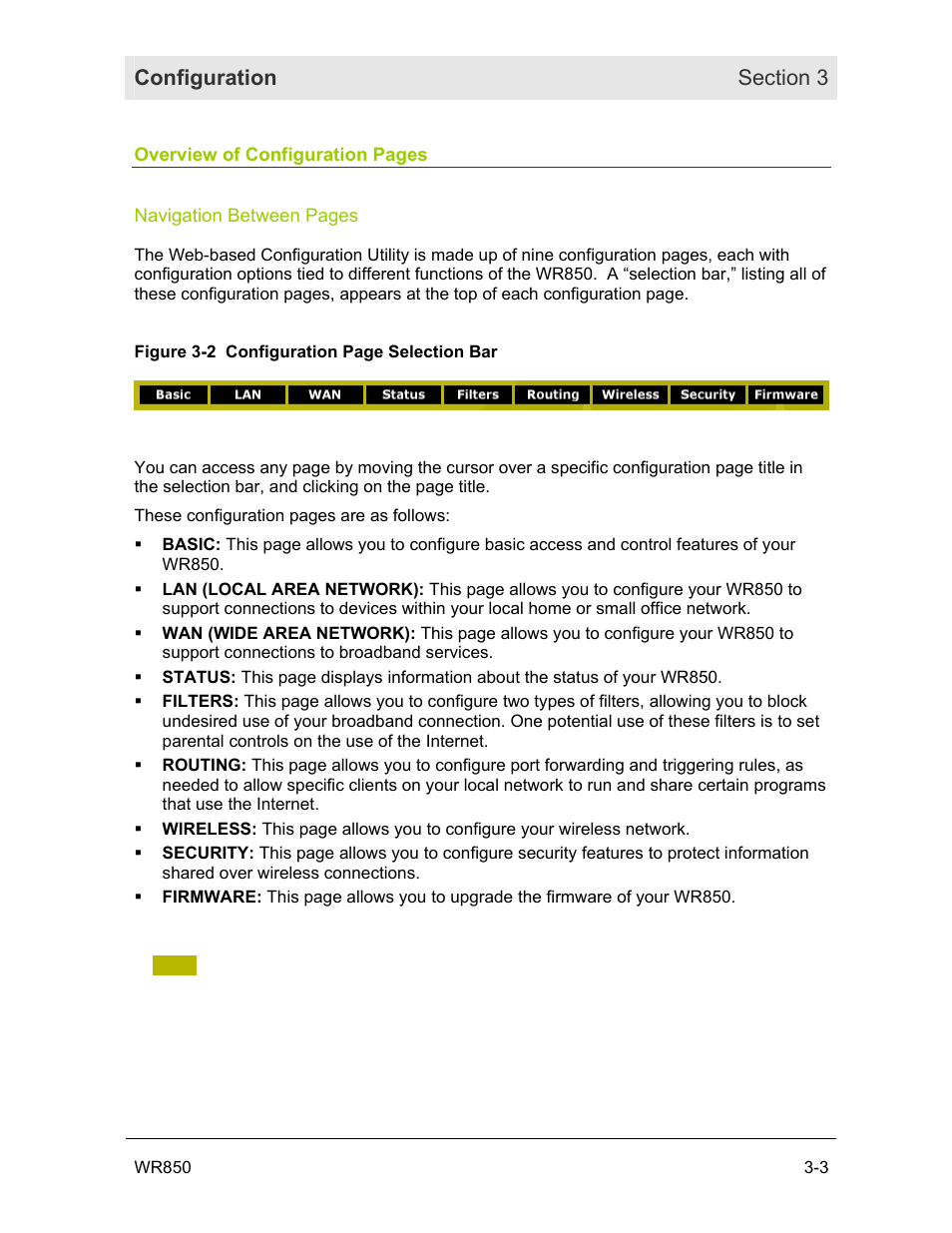 Motorola WR850GP User Manual | Page 36 / 123