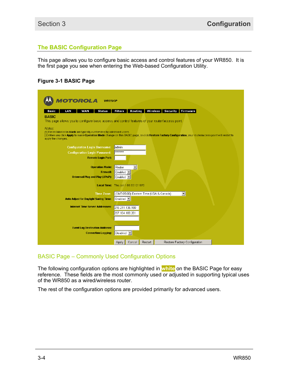 Motorola WR850GP User Manual | Page 37 / 123