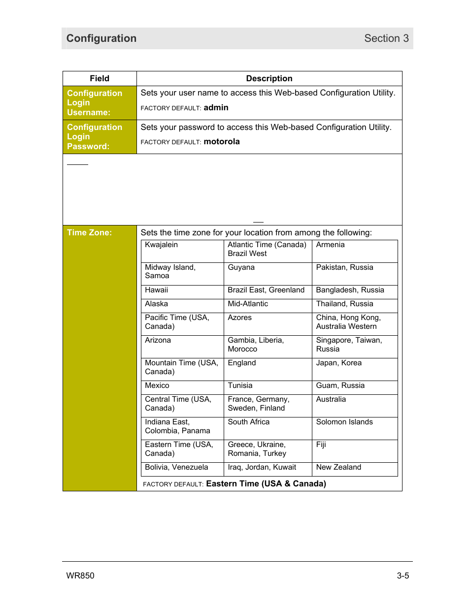 Motorola WR850GP User Manual | Page 38 / 123
