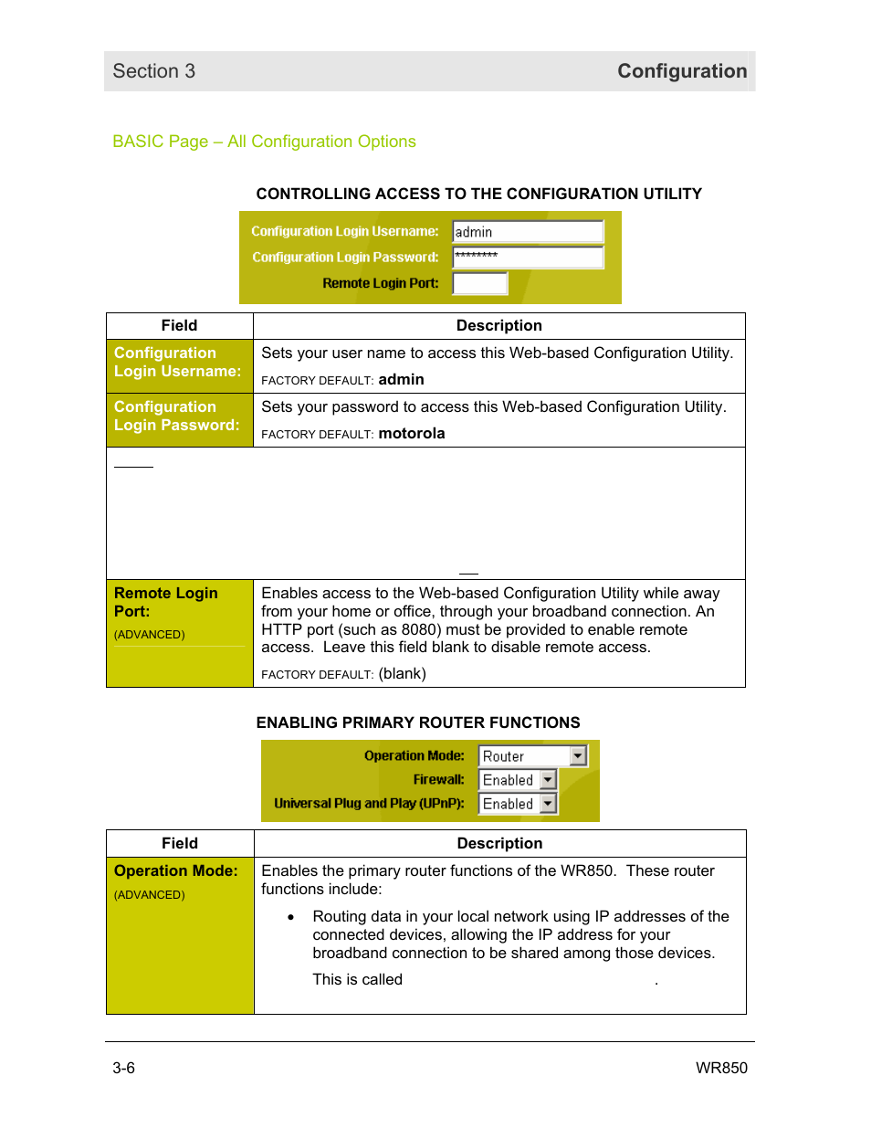 Motorola WR850GP User Manual | Page 39 / 123
