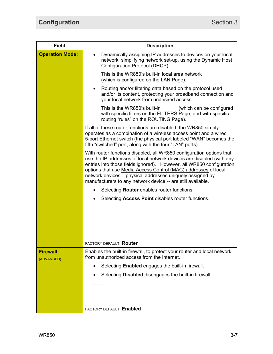 Motorola WR850GP User Manual | Page 40 / 123
