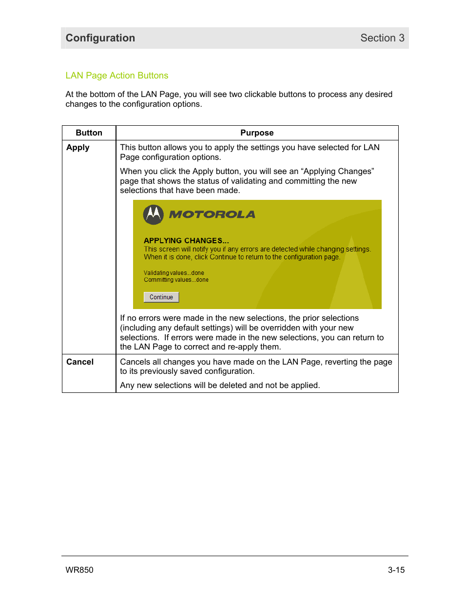 Motorola WR850GP User Manual | Page 48 / 123