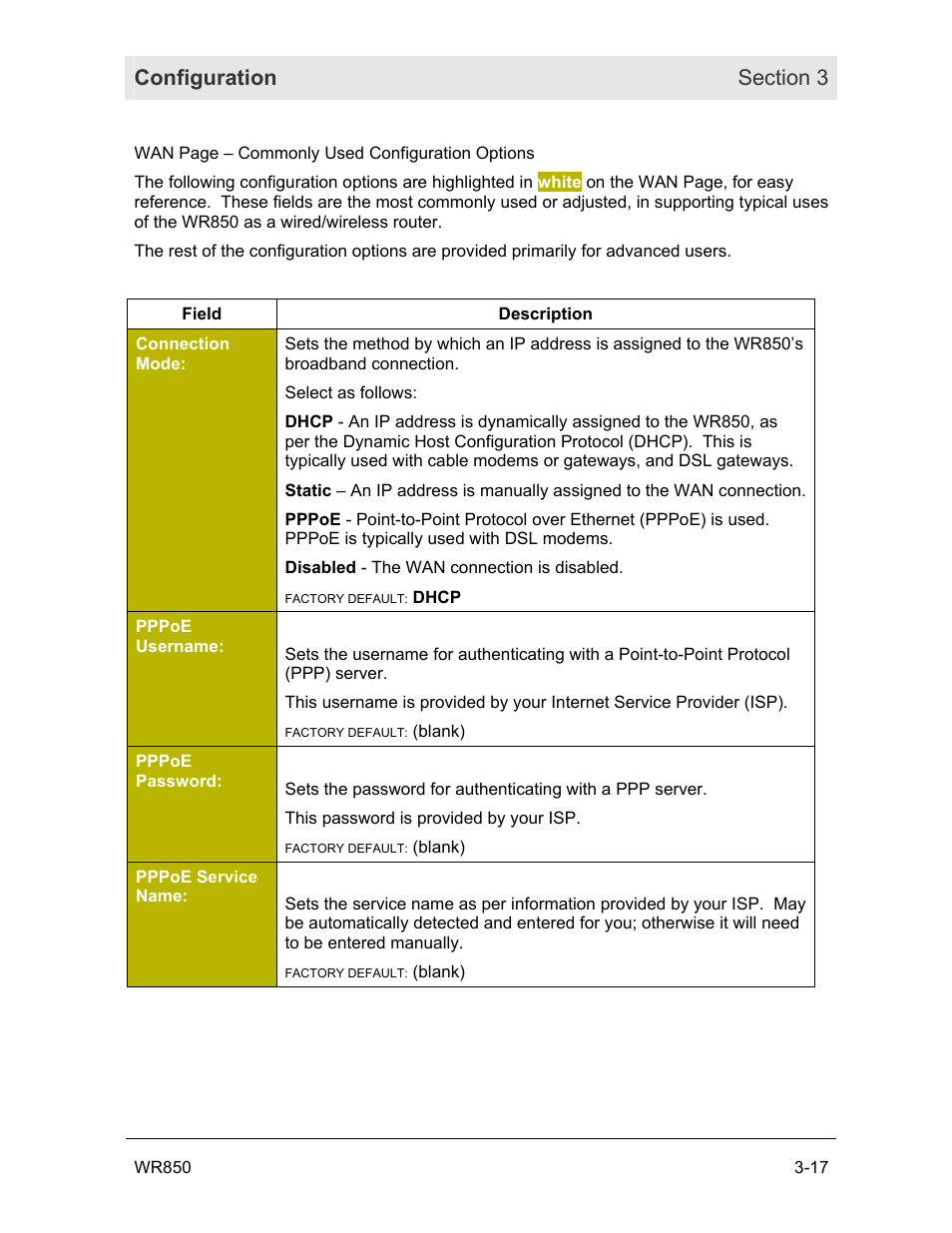 Motorola WR850GP User Manual | Page 50 / 123