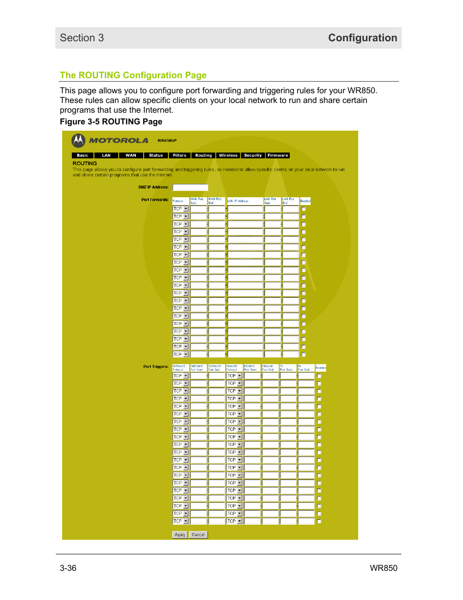 Motorola WR850GP User Manual | Page 69 / 123