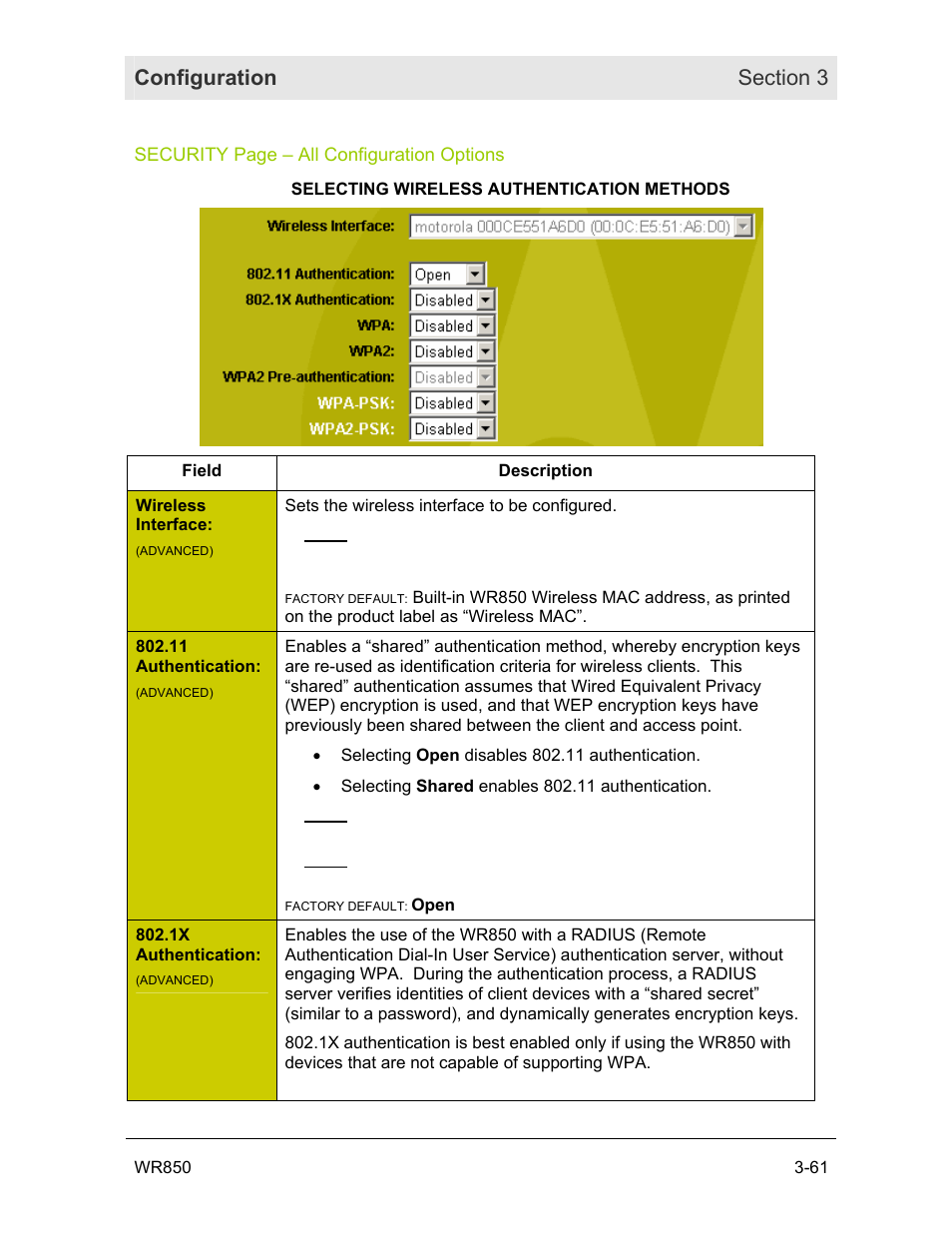 Motorola WR850GP User Manual | Page 94 / 123