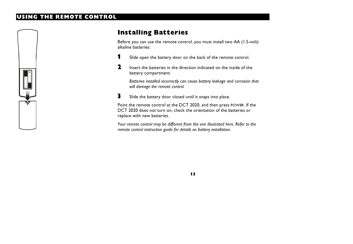 Rwxeppmrk &exxivmiw | Motorola DCT 2020 User Manual | Page 17 / 34