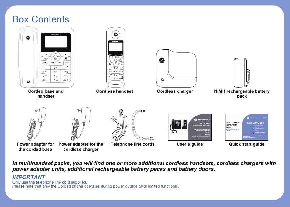 Motorola L402C User Manual | Page 2 / 8