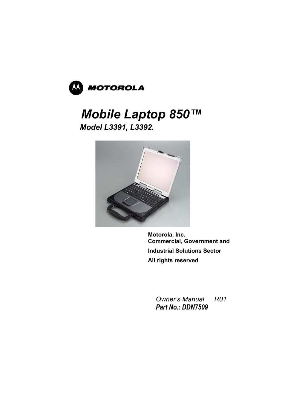 Motorola L3392 User Manual | 134 pages