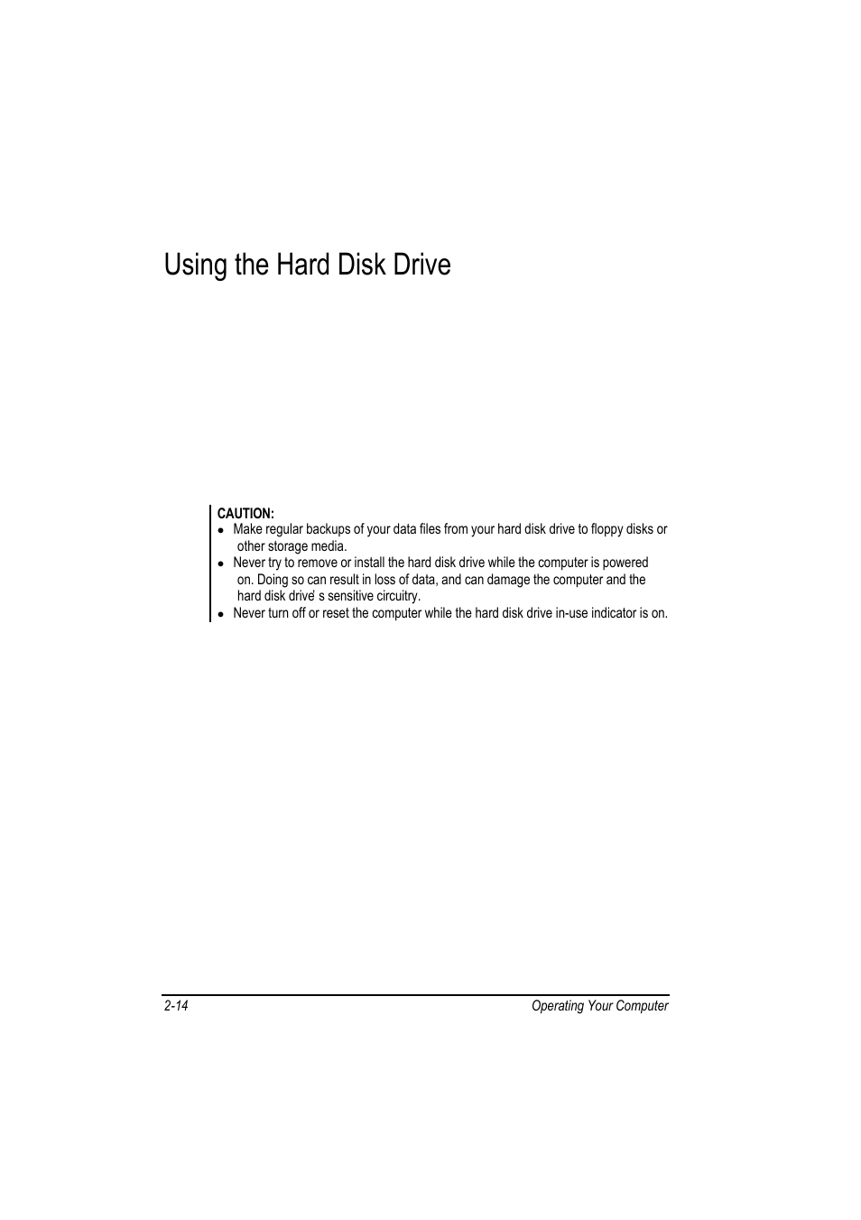 Using the hard disk drive | Motorola L3392 User Manual | Page 50 / 134