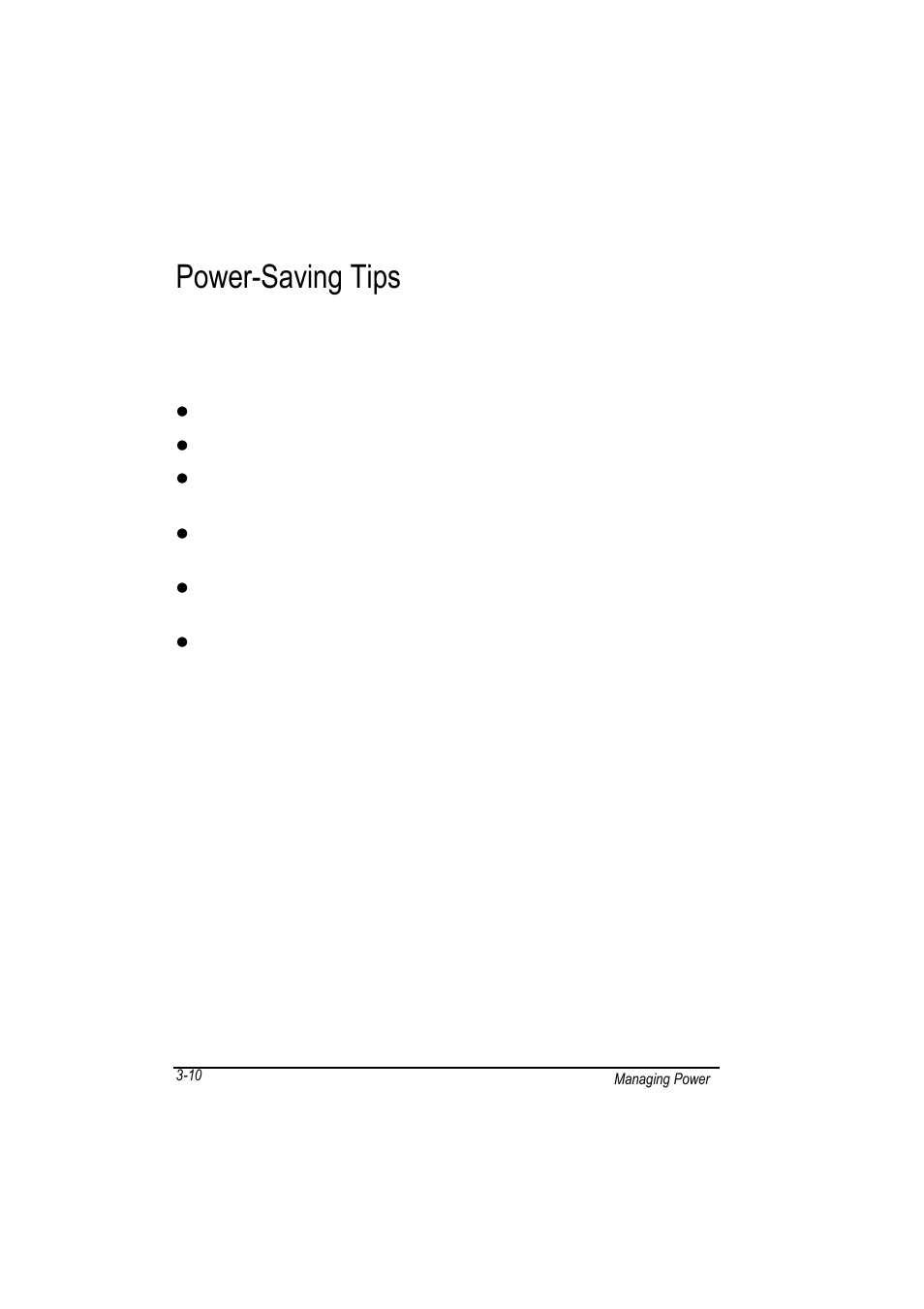 Power-saving tips | Motorola L3392 User Manual | Page 68 / 134