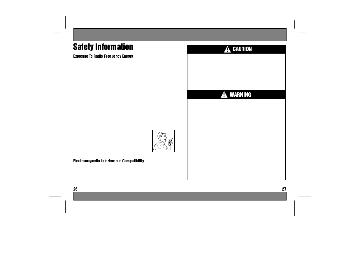 Damaged antennas, Batteries, For vehicles with an air bag | Potentially explosive atmospheres, Safety information, Exposure to radio frequency energy, Fcc report and order fcc 96-326 (august, 1996), 10 khz to 300 khz), Electromagnetic interference compatibility, Warning | Motorola TA280 User Manual | Page 15 / 22