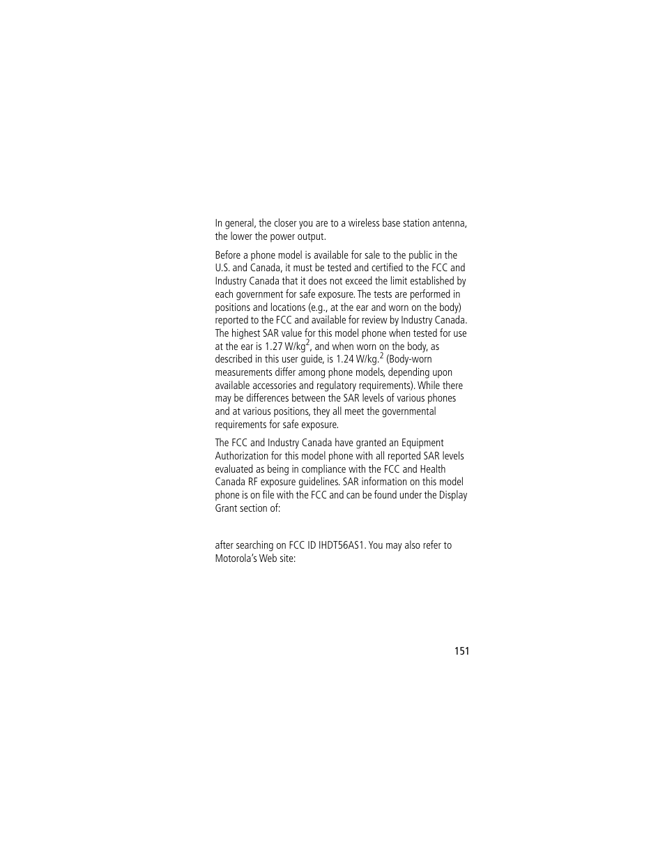 Motorola 60t User Manual | Page 153 / 192
