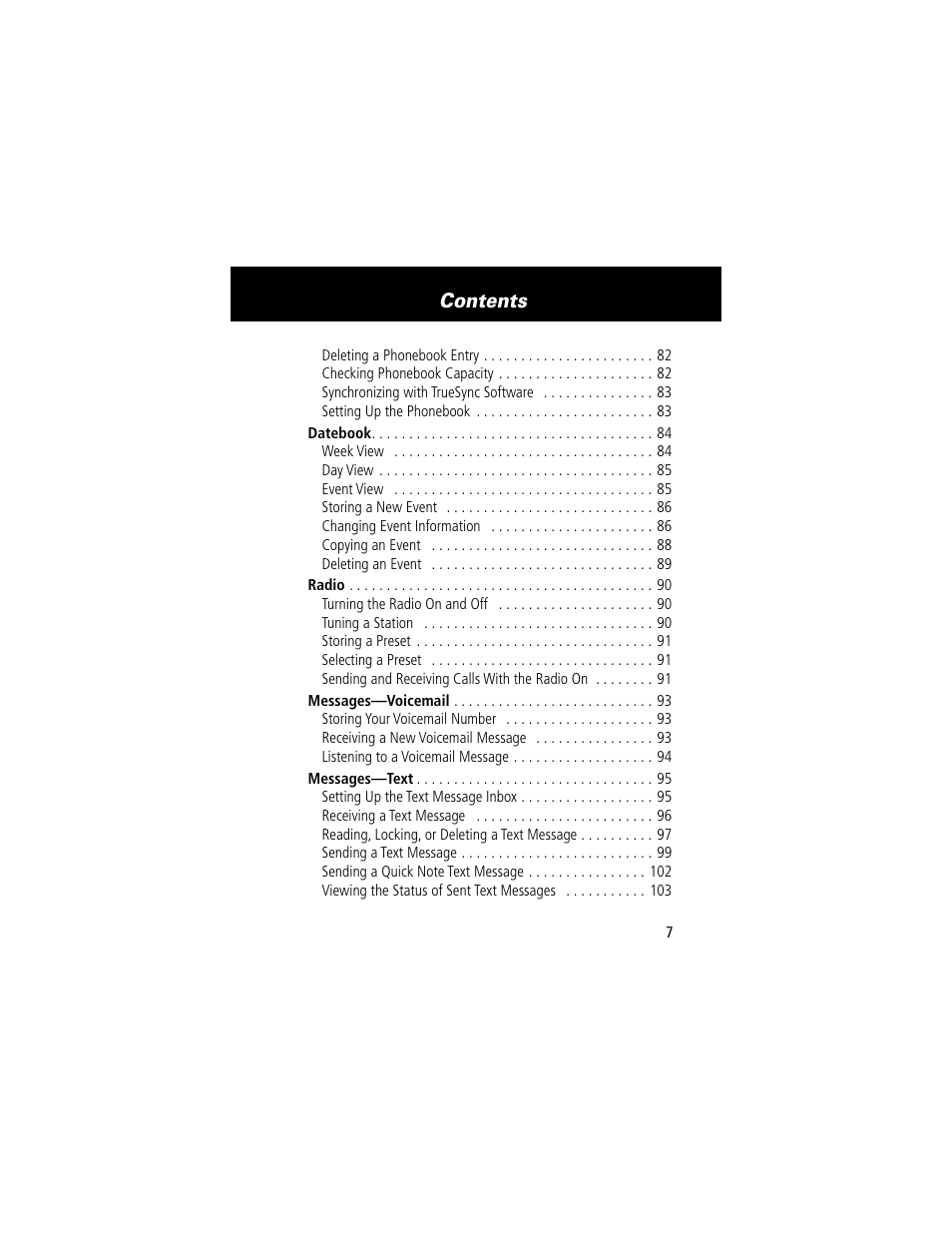 Motorola 60t User Manual | Page 9 / 192