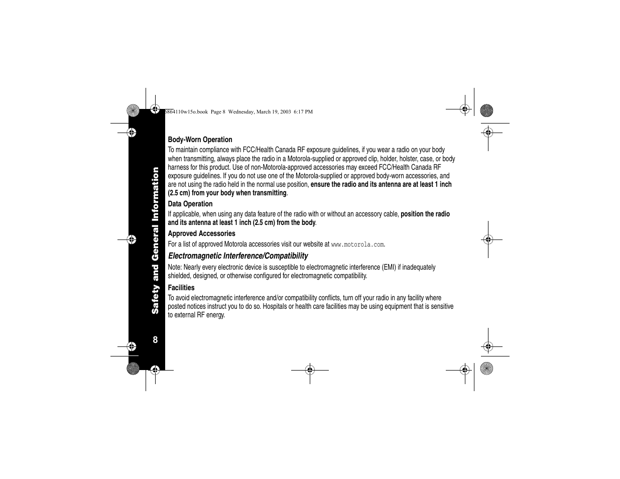 Motorola CLS SERIES CLS1410 User Manual | Page 10 / 60
