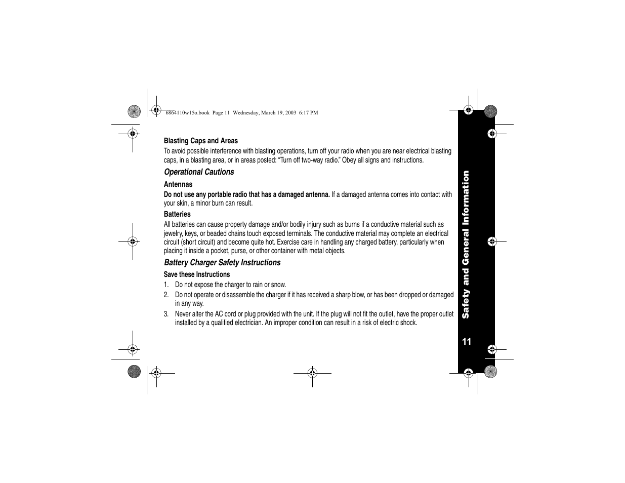 Motorola CLS SERIES CLS1410 User Manual | Page 13 / 60