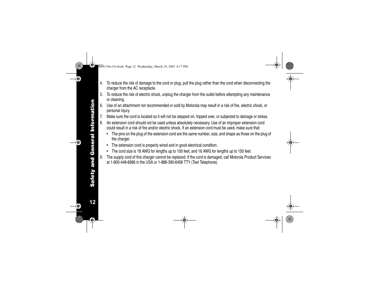 Motorola CLS SERIES CLS1410 User Manual | Page 14 / 60