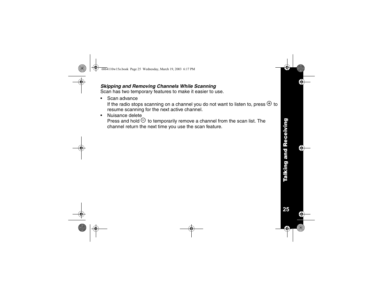 Motorola CLS SERIES CLS1410 User Manual | Page 27 / 60