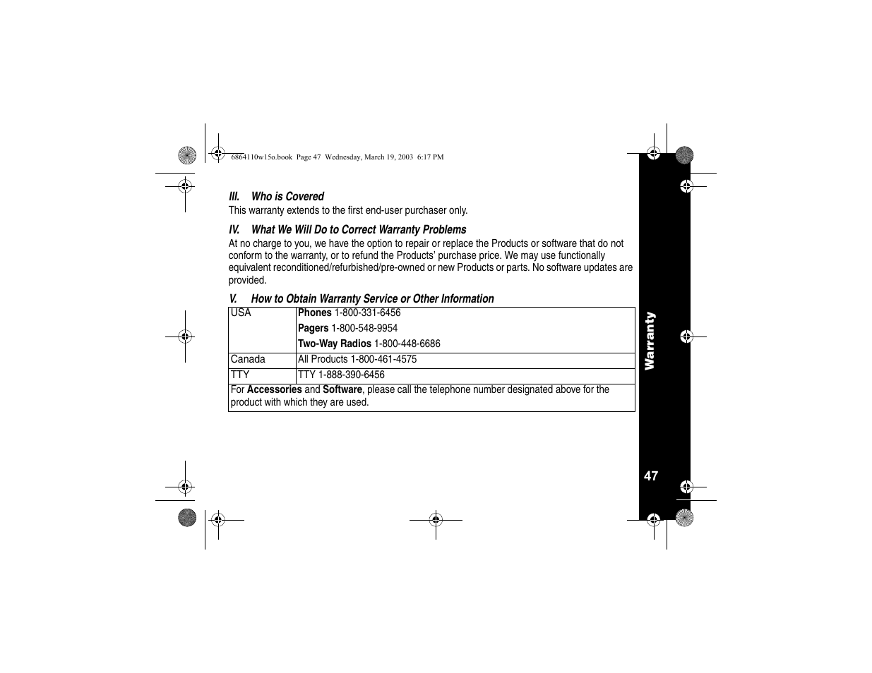 Motorola CLS SERIES CLS1410 User Manual | Page 49 / 60