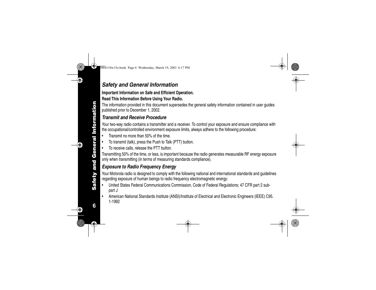 Motorola CLS SERIES CLS1410 User Manual | Page 8 / 60